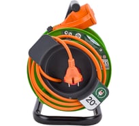 Удлинитель на катушке для газонокосилок и переносного инструмента 20м Electraline 49051