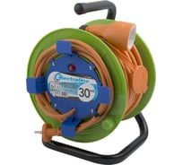 Удлинитель на катушке для газонокосилок и переносного инструмента 30м Electraline 49063