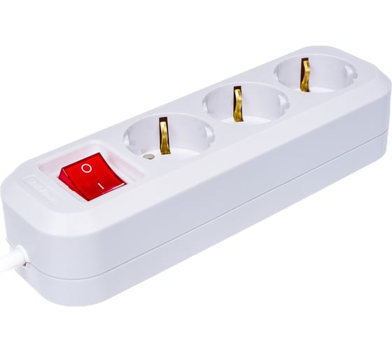 Удлинитель UNIVersal S-303 ПВС 3x1 3 гнезда 3м з/к 9631986