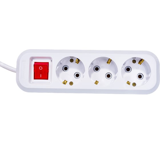 Удлинитель UNIVersal S-303 ПВС 3x1 3 гнезда 3м з/к 9631986
