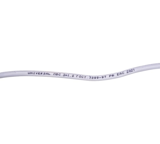 Удлинитель UNIVersal S-303 ПВС 3x1 3 гнезда 3м з/к 9631986