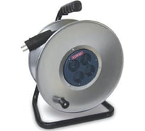 Силовой удлинитель на металлической катушке 4 гн. 30м Союз 483S-4403