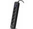 Фильтр SVEN SF-05LU 5.0 м (5 евро розеток, 2*USB(2.4А)) черный, цветная коробка SV-018856 1