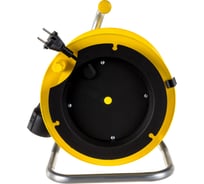 Силовой удлинитель на катушке Inforce К1-О-25 ПВС 2x0.75 25м, 6А, выносная розетка б/з 22025