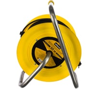 Силовой удлинитель на катушке Inforce К4-О-50 ПВС 2x0.75 50м, 6А, 4 встр. розетки б/з 24050