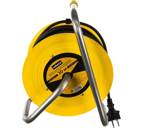Силовой удлинитель на катушке Inforce К4-Е-30 30 м 4 розетки с з/к 25130