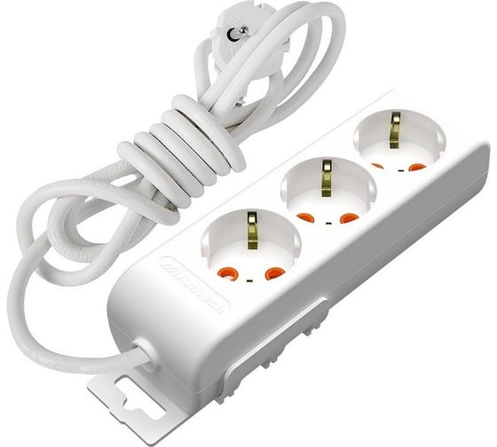Удлинитель Mutlusan electric RI-TECH 3 гнезда с заземлением со шторками 3x1,0мм 5м 001 175 310002 05 00