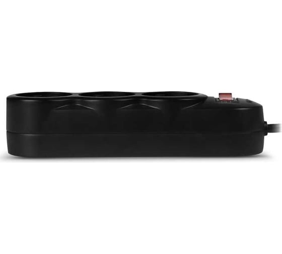 Фильтр SVEN SF-03L 5,0 м, 3 розетки, черный, цветная коробка SV-015053