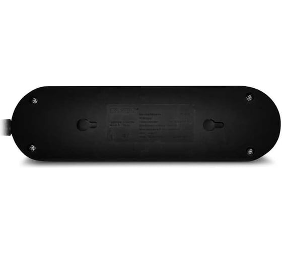 Фильтр SVEN SF-03L 5,0 м, 3 розетки, черный, цветная коробка SV-015053