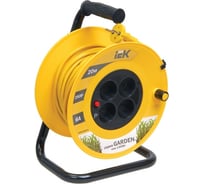 Удлинитель на катушке IEK 4х20м УК20 с термозащитой 2х0.75 Garden WKP23-06-04-20 277731