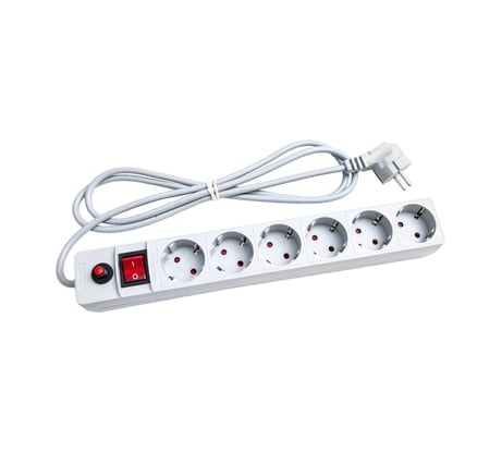 Сетевой фильтр ПВС 3*0,75 серый 3м UNIVersal 967U-5003