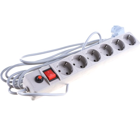 Сетевой фильтр ПВС 3*0,75 серый 5м UNIVersal 967U-5005