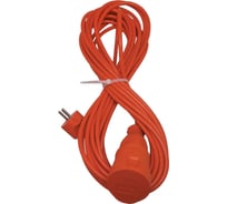 Удлинитель-шнур 1 гнездо ПВС 3х1 с/з оранжевый T-Plast Шу40м-16А 70.50.02.02.04