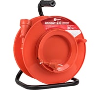 Удлинитель на катушке EKF "Атлант 2.0" 1 гнездо 50м без заземления ПВС 2х1 10А/2,2кВт PROxima UKA02-10-210-1-50