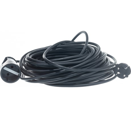 Силовой удлинитель-шнур выносная розетка ПАН ЭЛЕКТРИК тип "ГАЗОН", без заземления, 1300Вт 20м 28651 6