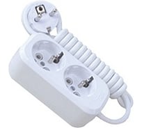 Удлинитель 2 гнезда с/з 2м T-Plast 32.75.221.0402
