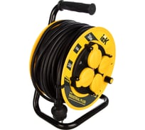Удлинитель на катушке с термозащитой 4х30м УК30 3х1.5 IP44 IEK Industrial plus WKP15-16-04-30-44 280613