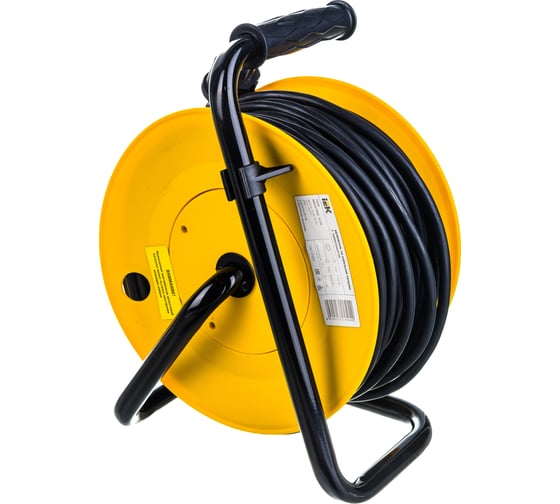 Удлинитель на катушке с термозащитой 4х30м УК30 3х1.5 IP44 IEK Industrial plus WKP15-16-04-30-44 280613