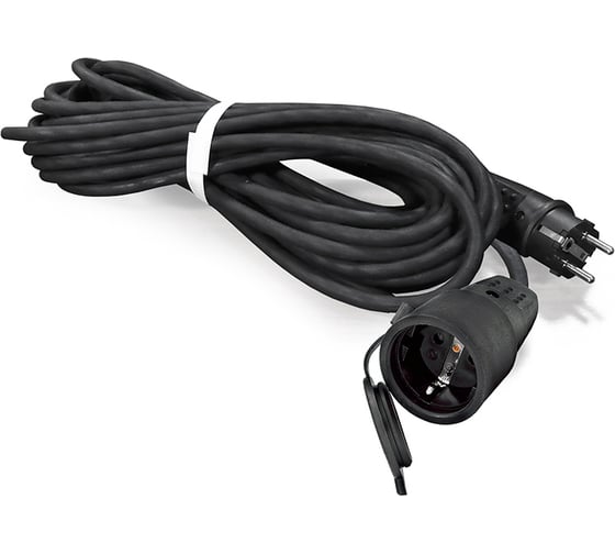 Силовой каучуковый удлинитель-шнур УШ-16 IP-44 КГ 3x1,5 10м UNIVersal 964U-7001