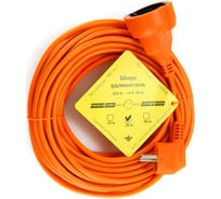 Удлинитель в бухте 10А 1роз. с зазем. 20м оранж. Power Cube PC-LG1-B-20