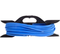 Морозостойкий шнур-удлинитель на рамке 10А 1роз. синий, 20м Power Cube PC-L1-F-20-R