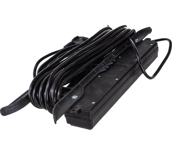 Удлинитель на рамке 5роз. с/з, с выкл. 10м Power Cube PC-LG5-R-10