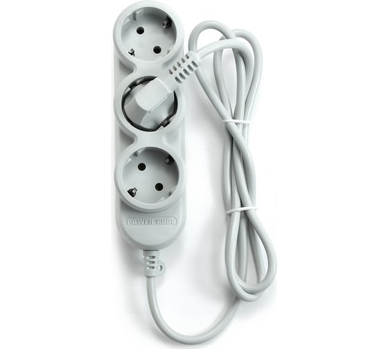 Бытовой удлинитель 1,5м 3роз. с/з+2роз. б/з Power Cube PC-Y-5-32-1,5 1