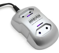 Настольная розетка mini, 1.8м серебро Power Cube PCM-2S