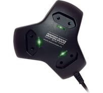 Настольная розетка 3р mini, 1.8м черная Power Cube PCM-3B