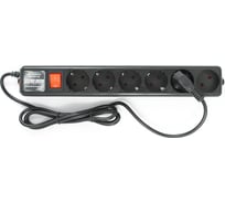 Сетевой фильтр 5м черный Power Cube PRO SPL5+1-B-15 BLACK