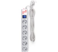 Фильтр-удлинитель 3м 6роз. серый Power Cube SPG(5+1)-B-10