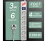 Фильтр-удлинитель 3м 6роз. серый Power Cube SPG(5+1)-B-10 4