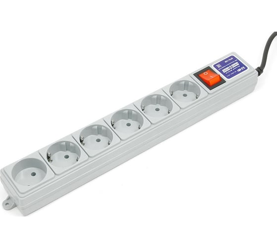 Сетевой фильтр 3м 6роз серый Power Cube SPG5+1-15B-10
