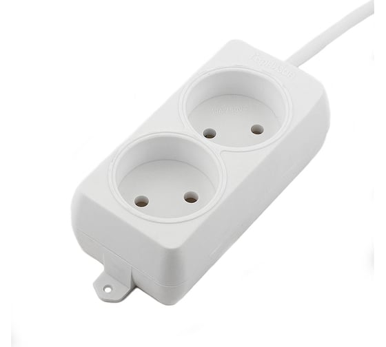 Удлинитель 2р 10А 3м Гарнизон EL-NL2-W-3