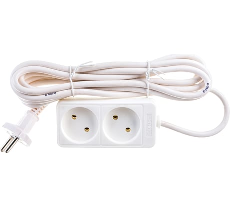 Бытовой удлинитель 2200 Вт 2гн. ПВС 3м Союз 481S-1203