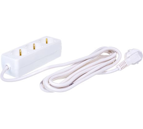 Бытовой удлинитель 3500 Вт 3гн. ПВС 3м Союз 481S-6303