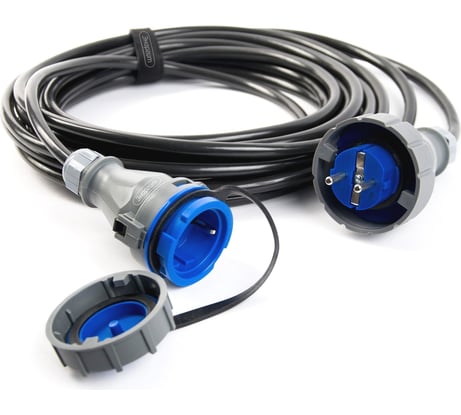 Удлинитель шнур энаргит КГ 3x2,5 (1 розетка, 30 метров, ip 68) КГ325-30-1-68