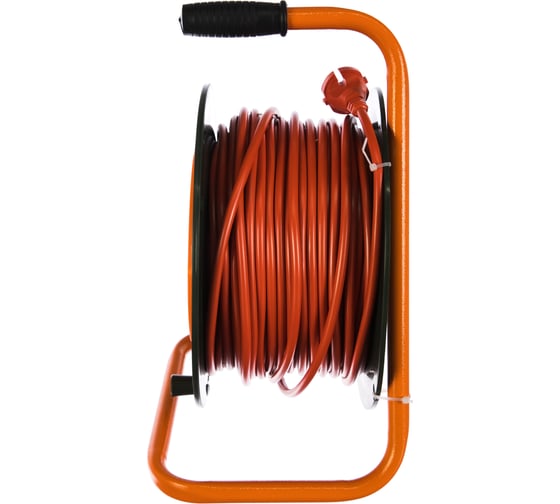 Силовой удлинитель на катушке 4 гн. ПВС 2х1,5 Glanzen EB-50-006 00-00000524