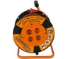 Силовой удлинитель на катушке 4 гн. ПВС 2х1,5 Glanzen EB-50-006 00-00000524