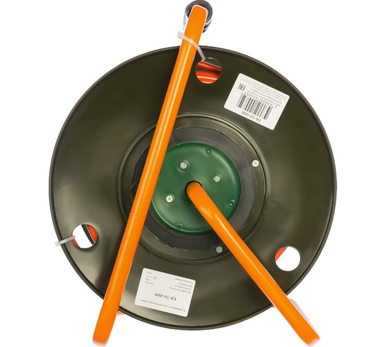Силовой удлинитель на катушке 4 гн. 50 м ПВС 2х2,5 GLANZEN EB-50-008 00-00000525