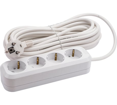 Удлинитель UNIVersal е-304а пвс 3/1,5 4гн. с заземлением, длина 10м (еврослот) 1733