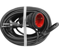 Удлинитель шнур DORI 1 гнездо 10м с заземлением ip44 ПВС 3x0,75 40828