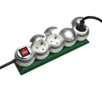 Удлинитель 1.5м, 4 розетки с заземлением Brennenstuhl Presenta-Line 1159090314