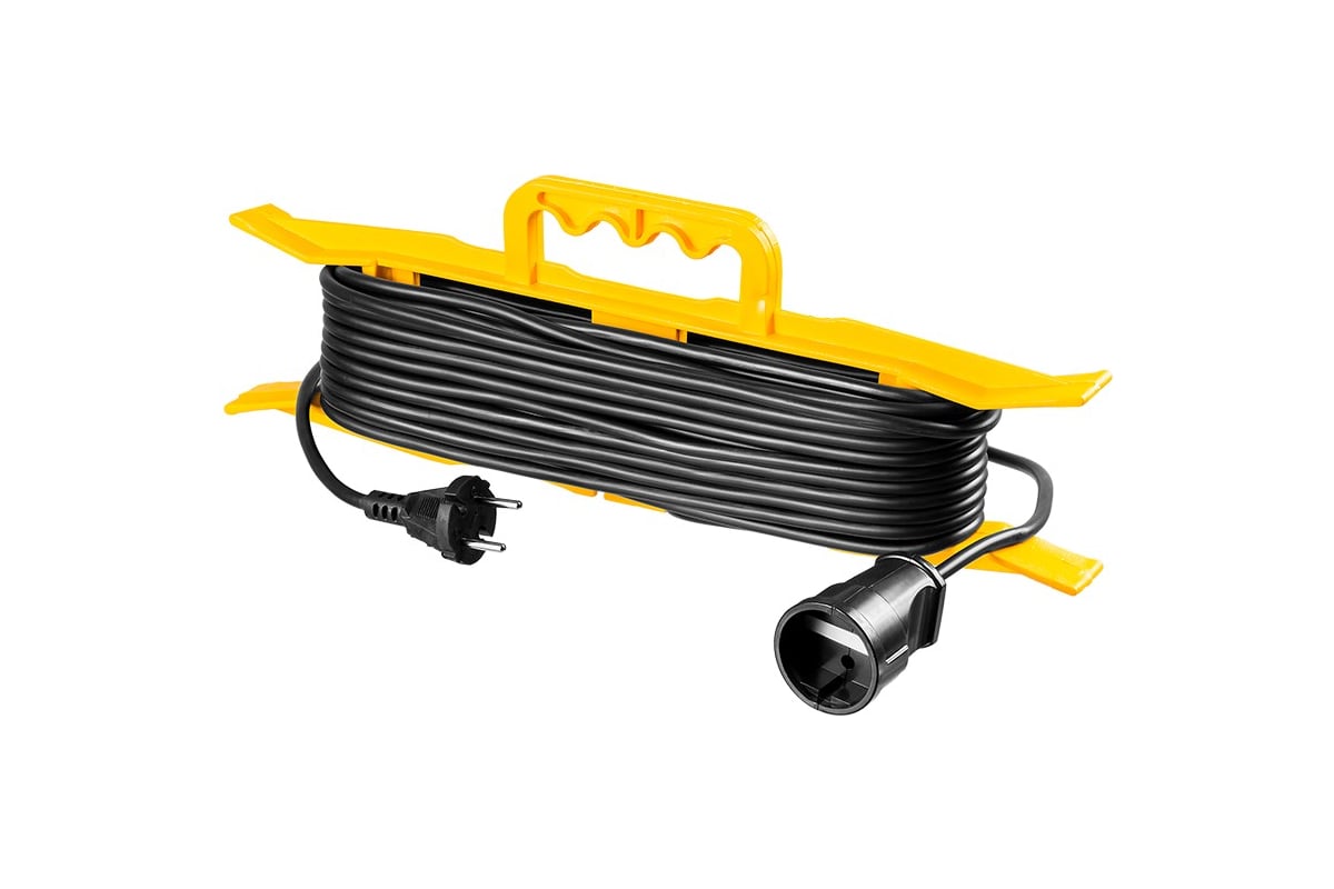 Удлинитель на рамке Stayer MF 207, 50 м, 2200 Вт, 1 гнездо, ПВС 2х0,75 ...