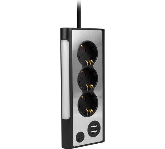 Сетевой фильтр Rombica NEO TRINITY. Цвет: черный PSE-007