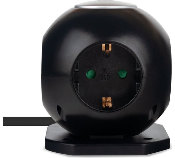 Сетевой фильтр Rombica NEO SPHERUM 2хUSB(5В/2,1А)/3x220V/1,5м - Черный PSE-005