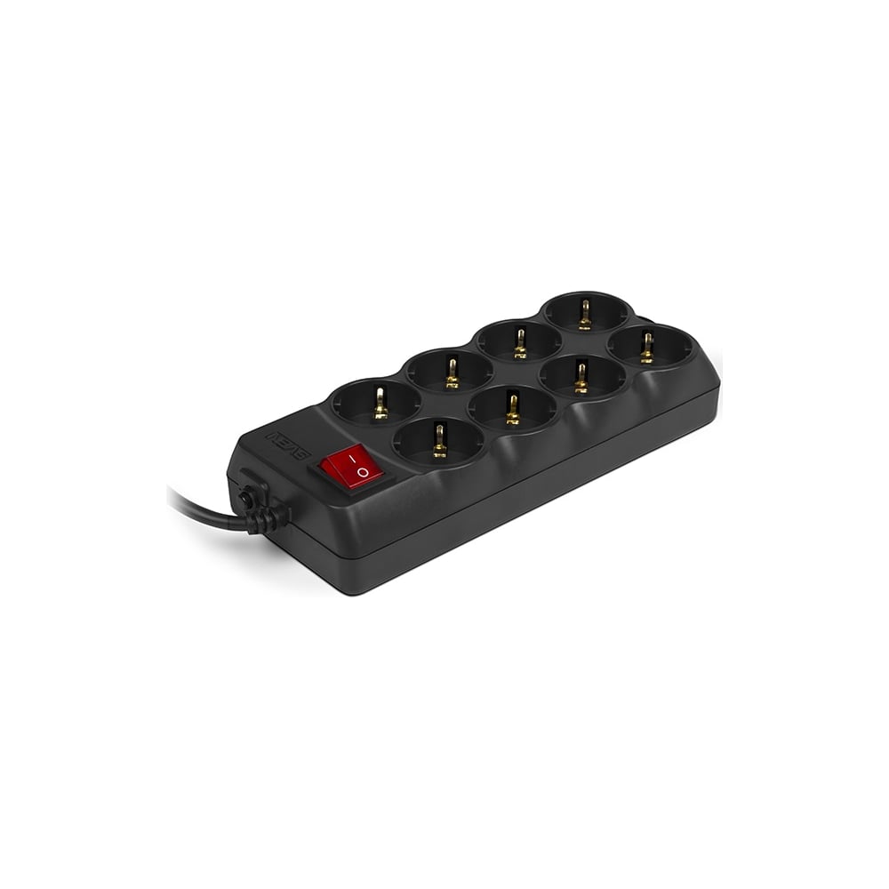 Сетевой фильтр 1.8м, 8 розеток, черный SVEN Optima Pro SV-013677 ...
