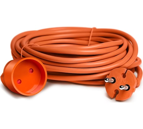 Удлинитель, 1 розетка, оранжевый SVEN Elongator 2G-5m 970