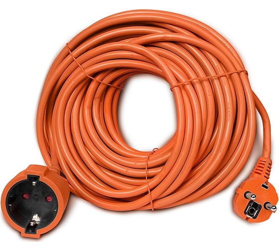 Удлинитель, 1 розетка, оранжевый SVEN Elongator 3G-10m 974