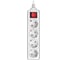 Удлинитель, 4 розетки, белый SVEN Standard PRO 3G-4/5m SV-012939 1